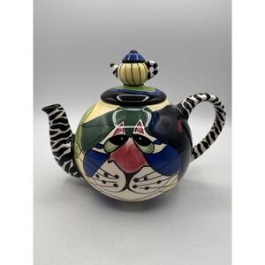 Clancey Cat Teapot Sealed With A Kiss SWAK By Lynda Corneille